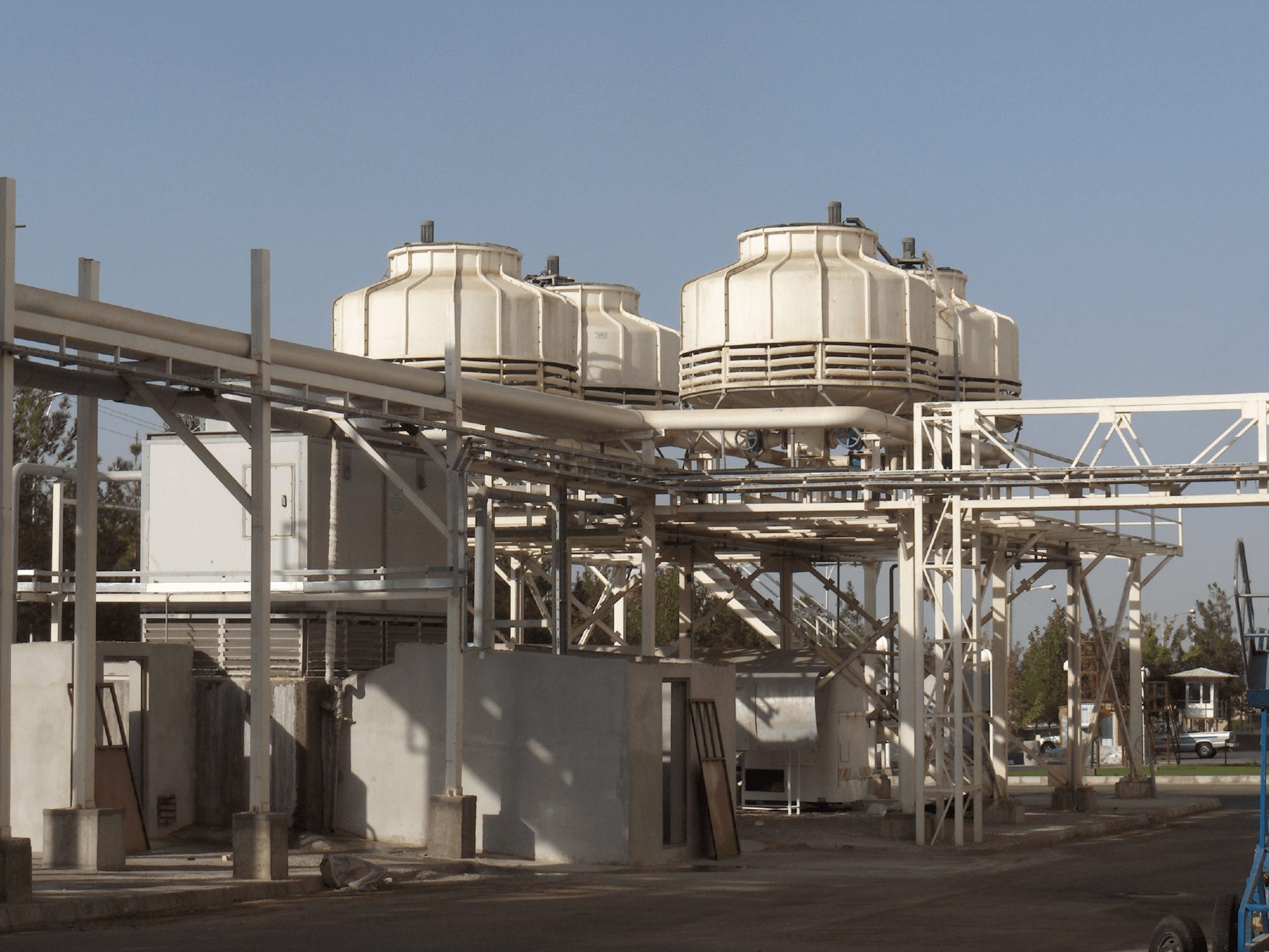 Dairy evaporator cooling tower and utility design